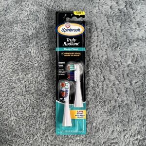 Arm & Hammer Spinbrush Truly Radiant Deep Replacement Toothbrush Refill 2 Heads
